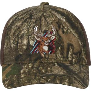 imageYouth Realtree APX Camo Hat  Kids Adjustable Hunting Cap with Embroidered Deer Graphic Mesh Back 6Panel Unstructured Camo Baseball Cap One Size