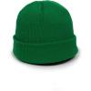 imageKelly Green Knit Beanie Hat with Cuff Winter Warm Ski Watch Cap