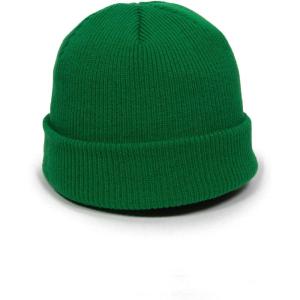 imageKelly Green Knit Beanie Hat with Cuff Winter Warm Ski Watch Cap