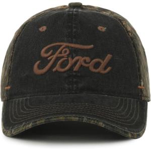 image:imageFord Black Mossy Oak Country DNA Camo Baseball Hat  Cotton Blend Low Profile Cap Adjustable Strap One Size