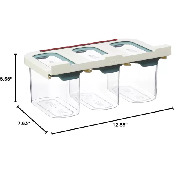 imageJoseph Joseph CupboardStore Airtight Easy Pour Food Storage Container Scoop 5Piece Set OpalOpal