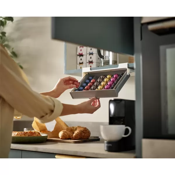 imageJoseph Joseph CupboardStore UnderShelf SpaceSaving Coffee Pod Drawer  Holds 30 Nespresso OriginalStyle CapsulesCoffee Capsule