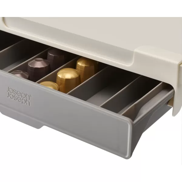 imageJoseph Joseph CupboardStore UnderShelf SpaceSaving Coffee Pod Drawer  Holds 30 Nespresso OriginalStyle CapsulesCoffee Capsule