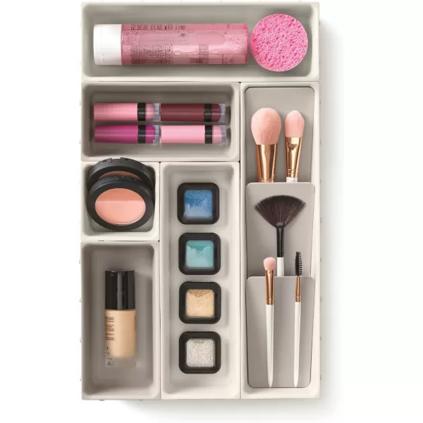imageJoseph Joseph 75006 Viva Magnifying Compact Cosmetic Mirror 1x3x Shell7pc Organiser