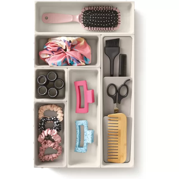 imageJoseph Joseph 75006 Viva Magnifying Compact Cosmetic Mirror 1x3x Shell7pc Organiser