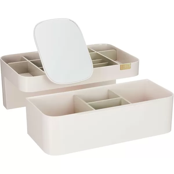 imageJoseph Joseph 75006 Viva Magnifying Compact Cosmetic Mirror 1x3x ShellLarge Organiser