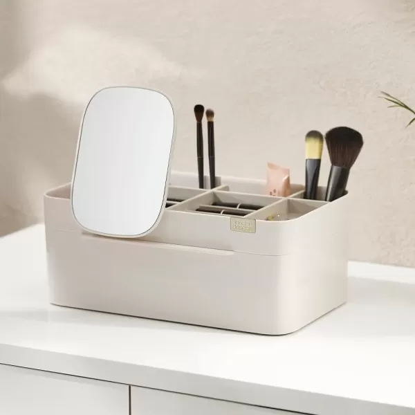 imageJoseph Joseph 75006 Viva Magnifying Compact Cosmetic Mirror 1x3x ShellLarge Organiser