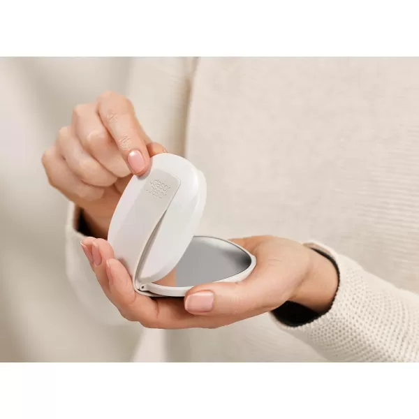 imageJoseph Joseph 75006 Viva Magnifying Compact Cosmetic Mirror 1x3x ShellMirror  Organiser