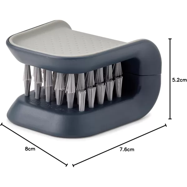 imageJoseph Joseph BladeBrush Knife and Cutlery Cleaner Brush Bristle Scrub Kitchen Washing NonSlip One Size GreenGray