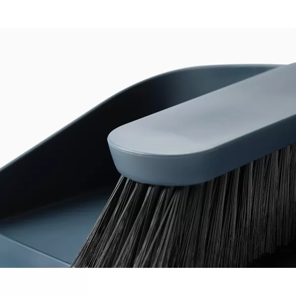 imageJoseph Joseph CleanStore WallMounted Indoor Dustpan ampamp Brush Set with DustShield Compact Storage Sweeping Floor Brush with Rubber Pan Edge and Soft Bristles