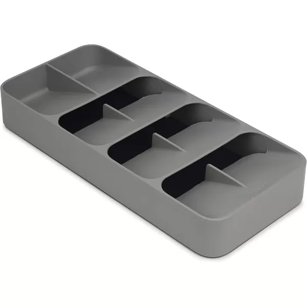 imageJoseph Joseph DrawerStore Compact Utensil Organizer For Kitchen Drawer Silverware Flatware Tray Grey