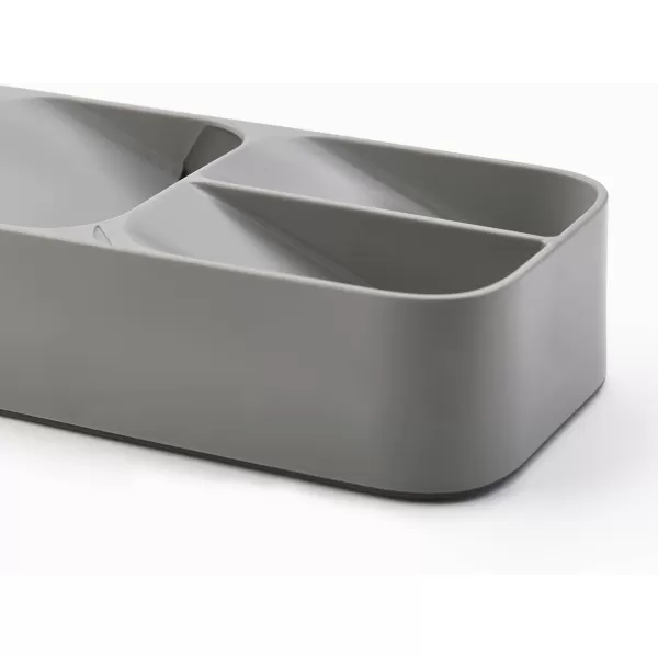 imageJoseph Joseph DrawerStore Compact Utensil Organizer For Kitchen Drawer Silverware Flatware Tray Small Grey