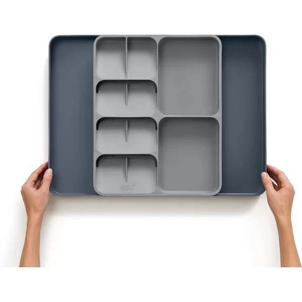 imageJoseph Joseph DrawerStore Kitchen Drawer Organizer Tray Gray