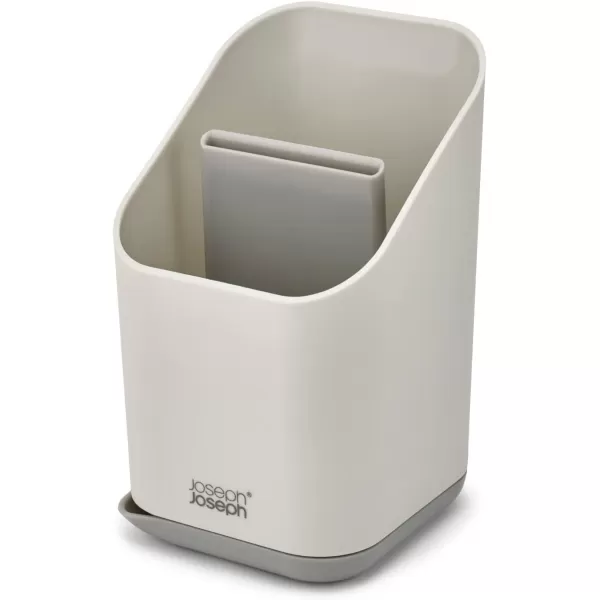 imageJoseph Joseph Duo Kitchen Sink Cutlery Drainer with Knife Slot Kitchen Sink Drying Rack Cutlery Organizer GreyOneSize