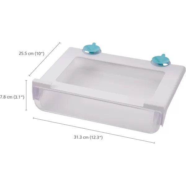 imageJoseph Joseph FridgeStore Compact Fridge Storage Bin Small ClearBlueFridge drawer