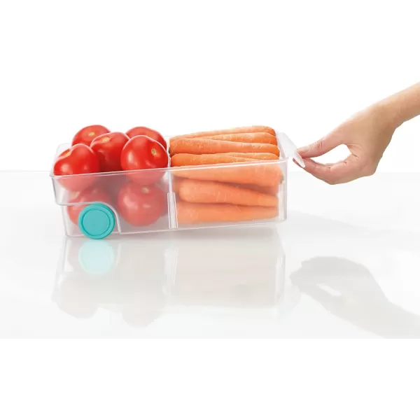 imageJoseph Joseph FridgeStore Compact Fridge Storage Bin Small ClearBlueLarge Bin