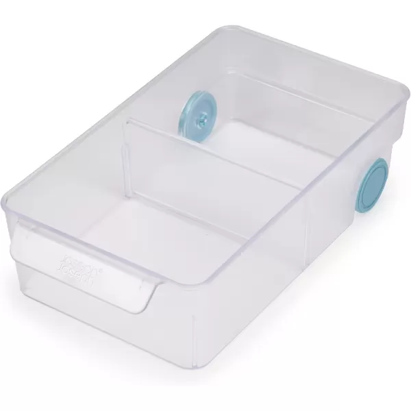 imageJoseph Joseph FridgeStore Compact Fridge Storage Bin Small ClearBlueLarge Bin