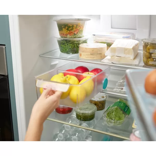 imageJoseph Joseph FridgeStore Compact Fridge Storage Bin Small ClearBlueLarge Bin