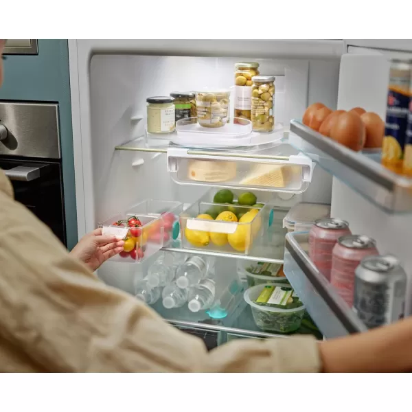 imageJoseph Joseph FridgeStore Compact Fridge Storage Bin Small ClearBlueSmall Bin