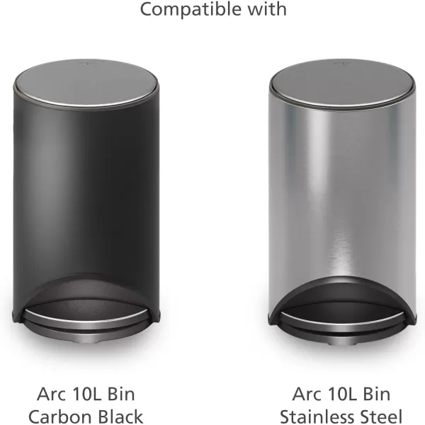 imageJoseph Joseph IW6 Eco Recycled plastic Bin Liners Kitchen Trash Bags With Tie Tape Drawstring Handles Extra Strong  4 Packs of 20 Total 80 Liners Holds 30 Litres79 Gallons Grey10L