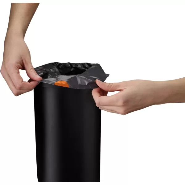imageJoseph Joseph IW6 Eco Recycled plastic Bin Liners Kitchen Trash Bags With Tie Tape Drawstring Handles Extra Strong  4 Packs of 20 Total 80 Liners Holds 30 Litres79 Gallons Grey5 Lt 4pk