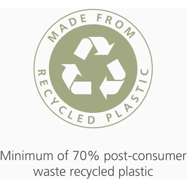 imageJoseph Joseph IW6 Eco Recycled plastic Bin Liners Kitchen Trash Bags With Tie Tape Drawstring Handles Extra Strong  4 Packs of 20 Total 80 Liners Holds 30 Litres79 Gallons Grey40 Lt