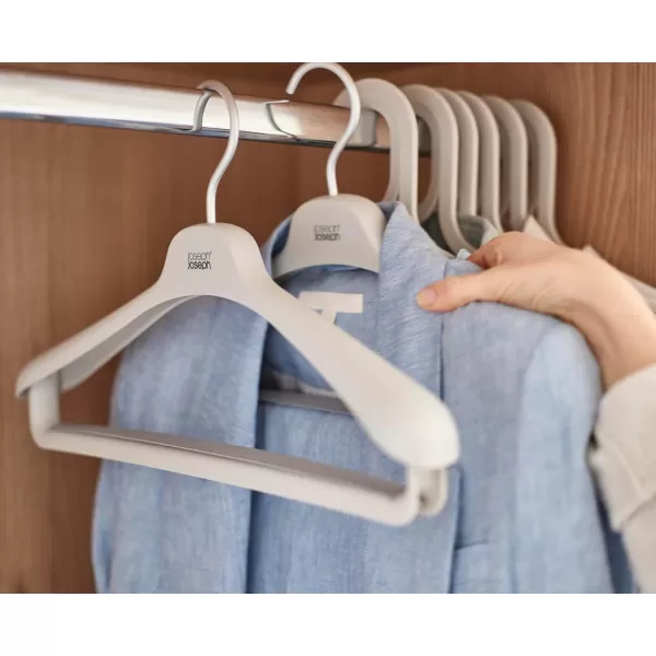 imageJoseph Joseph Orderly Suit ampamp Coat Hangers Set of 2 with HeavyDuty Rotating HookSuit  Coat