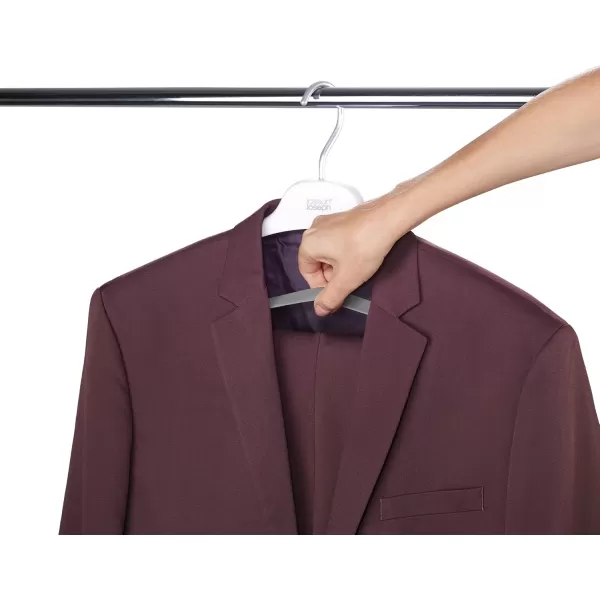 imageJoseph Joseph Orderly Suit ampamp Coat Hangers Set of 2 with HeavyDuty Rotating HookSuit  Coat