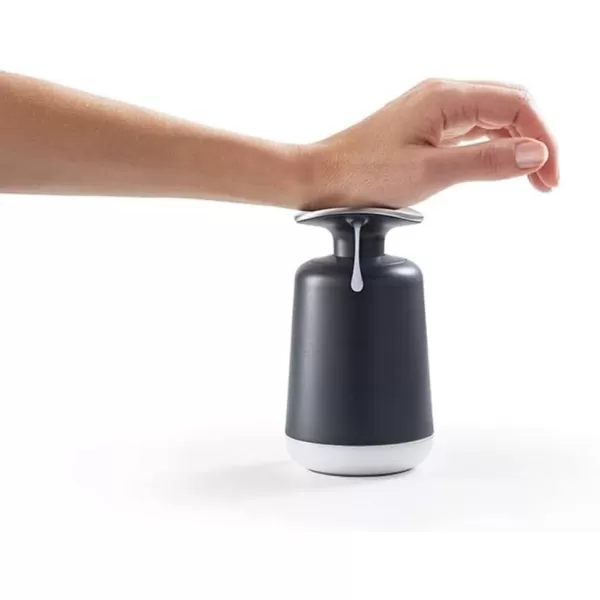 imageJoseph Joseph Presto StainlessSteel Hygienic EasyPush Soap Dispenser with Wide Pump Stainless SteelGrayGray