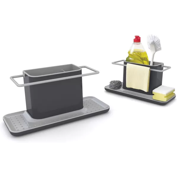 imageJoseph Joseph Sink Caddy Kitchen Sink Organizer Sponge Holder DishwasherSafe Regular GrayGray