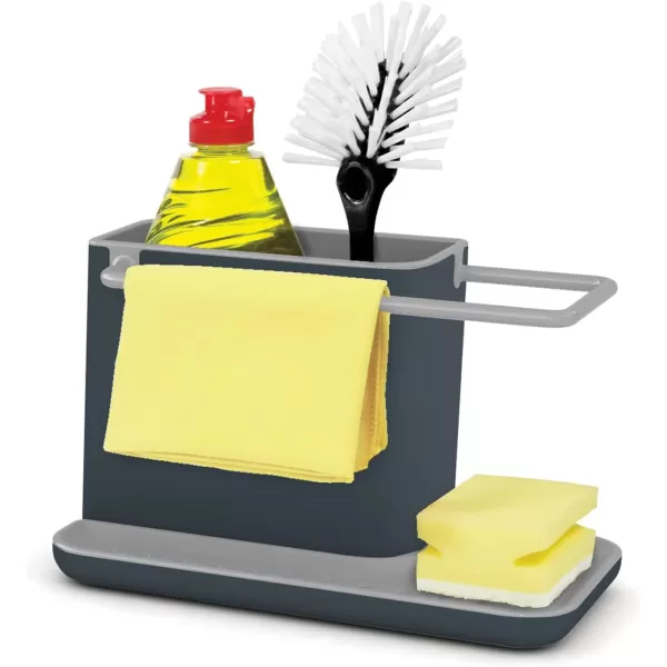 imageJoseph Joseph Sink Caddy Kitchen Sink Organizer Sponge Holder DishwasherSafe Regular GrayGray