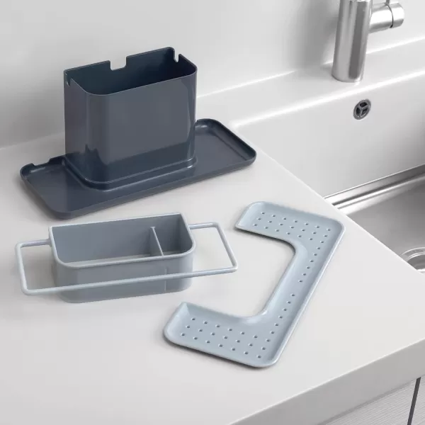 imageJoseph Joseph Sink Caddy Kitchen Sink Organizer Sponge Holder DishwasherSafe Regular GrayGray