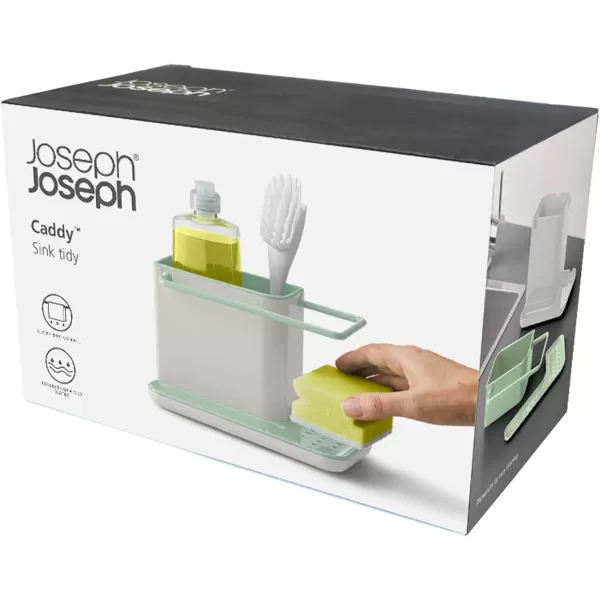 imageJoseph Joseph Sink Caddy Kitchen Sink Organizer Sponge Holder DishwasherSafe Regular GrayStoneSage