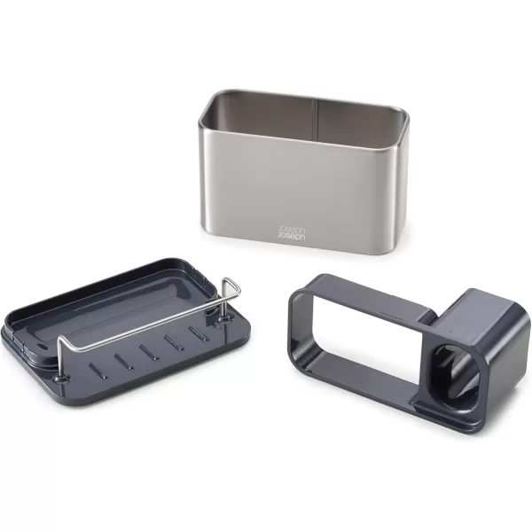 imageJoseph Joseph Surface Stainless Steel Caddy Sink Area Organizer and Sponge Holder StoneGray