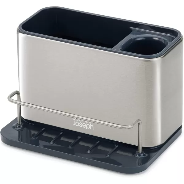 imageJoseph Joseph Surface Stainless Steel Caddy Sink Area Organizer and Sponge Holder StoneGray