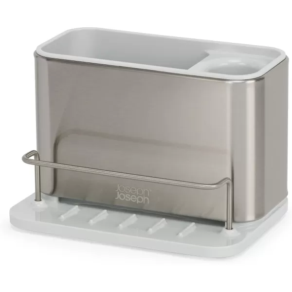 imageJoseph Joseph Surface Stainless Steel Caddy Sink Area Organizer and Sponge Holder StoneLight Stone
