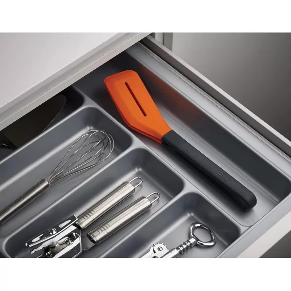 imageJoseph Joseph Turner Tongs Ergonomic Silicone Tongs Locks for compact storage Dishwasher safe  GreyOrange