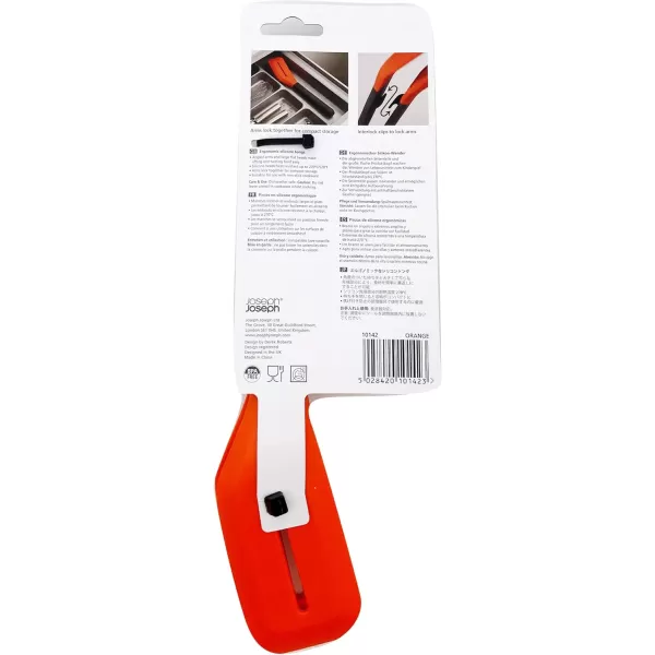 imageJoseph Joseph Turner Tongs Ergonomic Silicone Tongs Locks for compact storage Dishwasher safe  GreyOrange