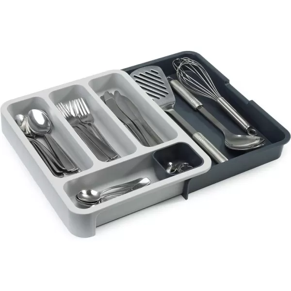 imageJoseph Joseph 85042 DrawerStore Expandable Cutlery Tray GrayDark Gray