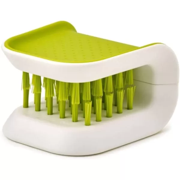 imageJoseph Joseph BladeBrush Knife and Cutlery Cleaner Brush Bristle Scrub Kitchen Washing NonSlip One Size GreenGreen