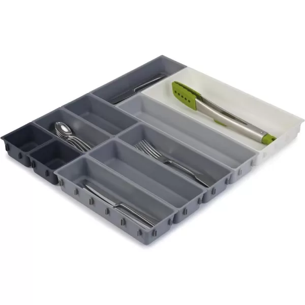 imageJoseph Joseph Blox 10 Piece Plastic Storage Trays Organizer Grey10 piece