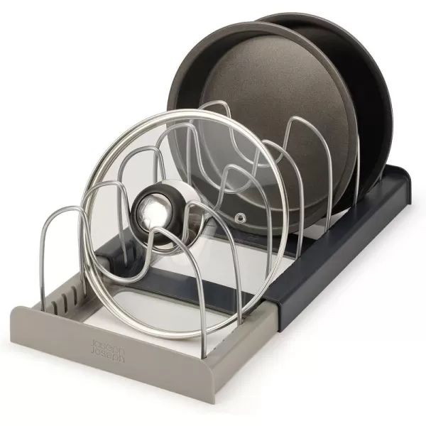 imageJoseph Joseph DrawerStore Expanding Cookware Organizer Space saving storage for pan lids baking trays  GreyOrganizer