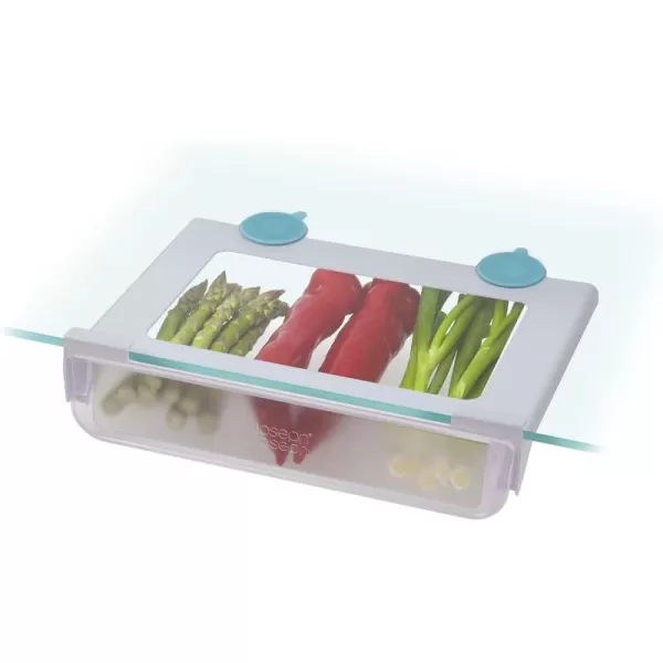 imageJoseph Joseph FridgeStore UnderShelf Storage Drawer One Size ClearBlue