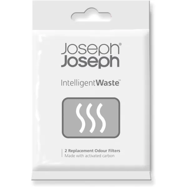 imageJoseph Joseph Intelligent Waste Replacement Carbon Odor Filters for Totem Titan Compost Bin 2 Count Pack of 1 Black37 x 27 x 02