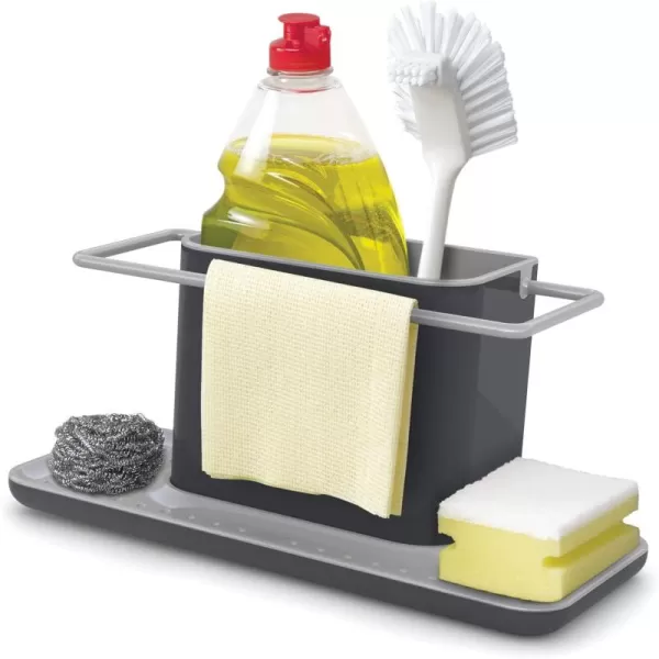 imageJoseph Joseph Sink Caddy Kitchen Sink Organizer Sponge Holder DishwasherSafe Regular GrayGray