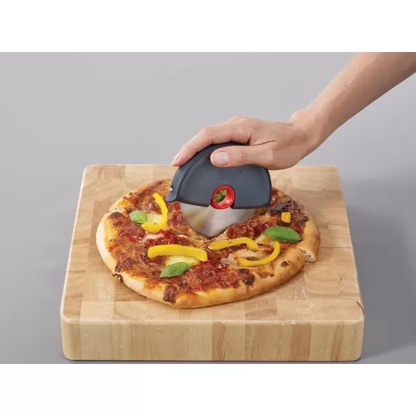 imageJoseph Joseph Disc EasyClean Pizza Wheel GreyRed