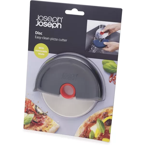 imageJoseph Joseph Disc EasyClean Pizza Wheel GreyRed