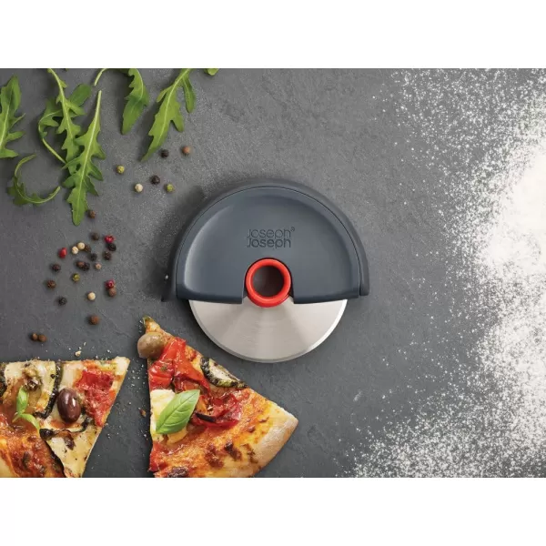 imageJoseph Joseph Disc EasyClean Pizza Wheel GreyRed