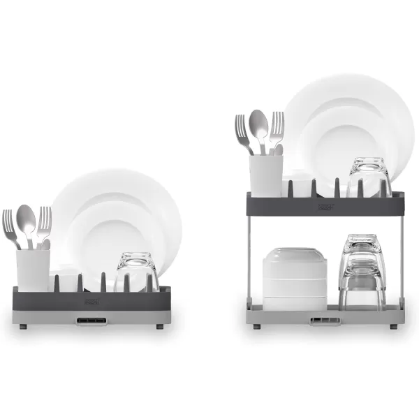 imageJoseph Joseph Duo Compact Dish Rack  Grey2Tier