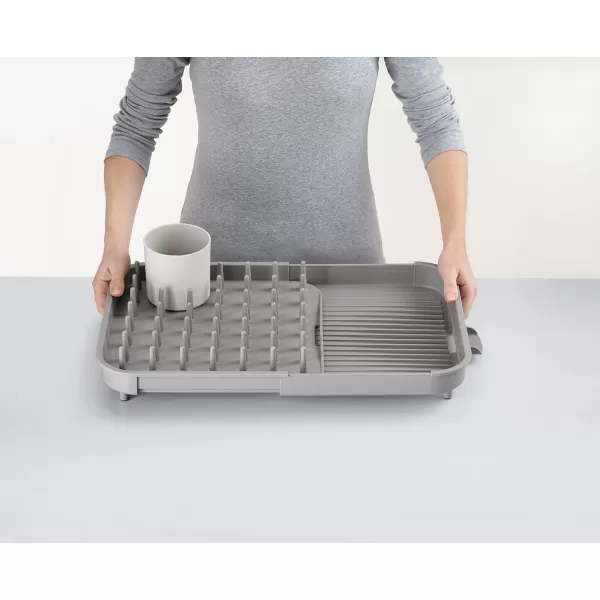 imageJoseph Joseph Duo Compact Dish Rack  GreyExpandable